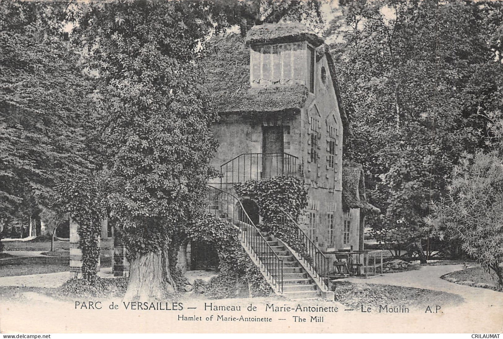 78-VERSAILLES LE PARC HAMEAU DE MARIE ANTOINETTE-N°LP5135-A/0341 - Versailles (Kasteel)