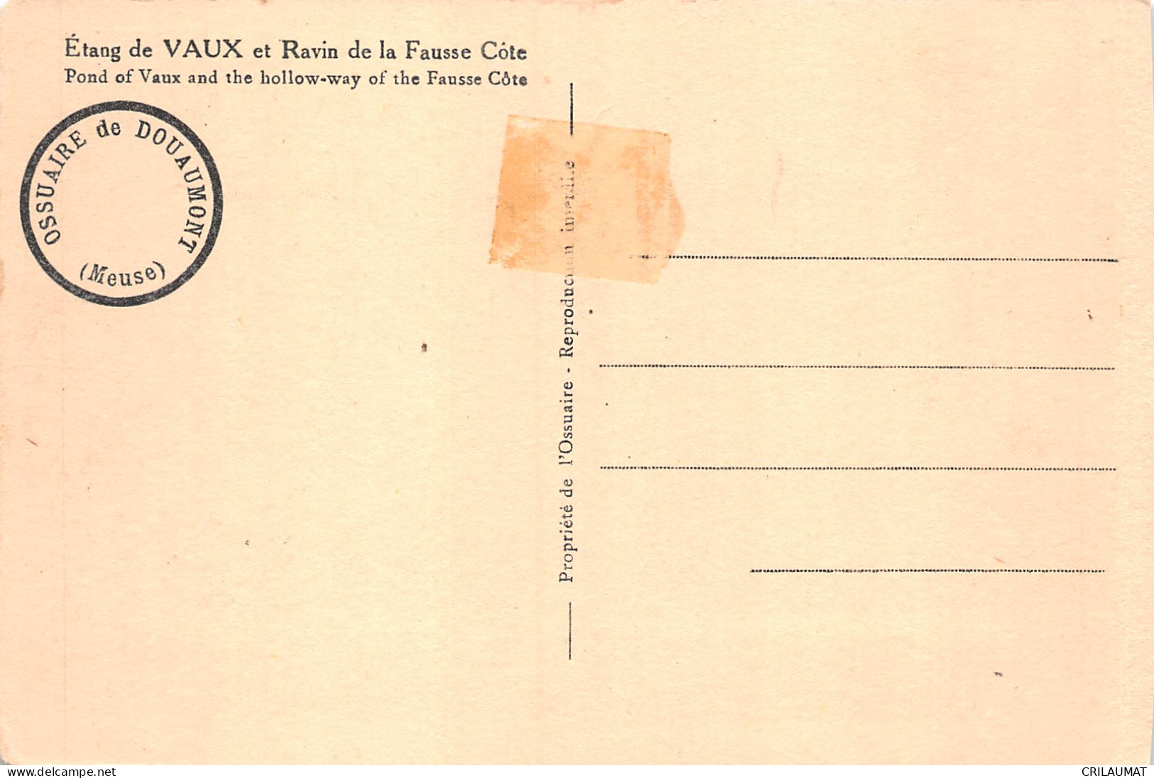 55-ETANG DE VAUX-N°LP5135-A/0221 - Other & Unclassified