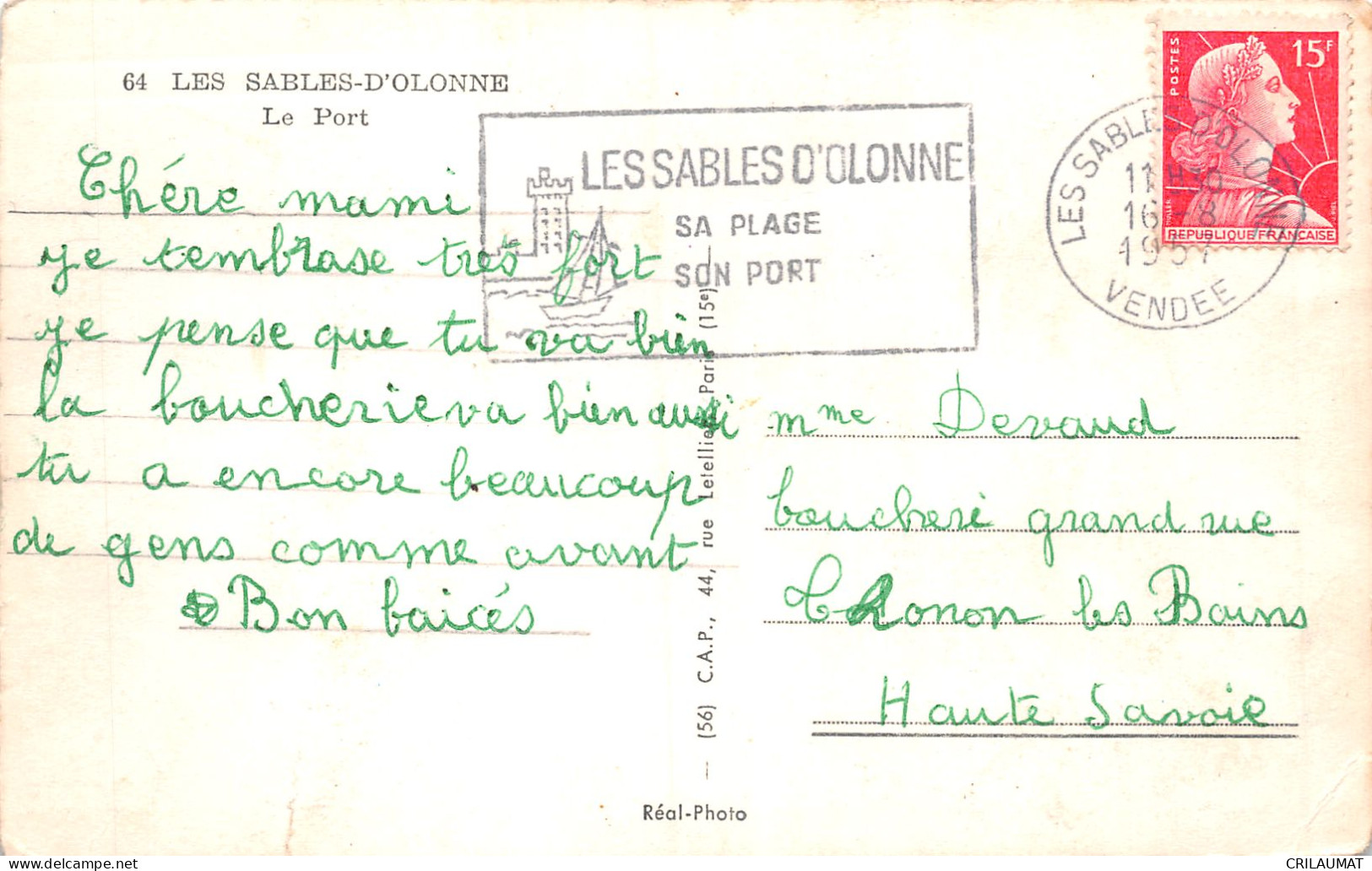 85-LES SABLES D OLONNE-N°LP5135-A/0043 - Sables D'Olonne