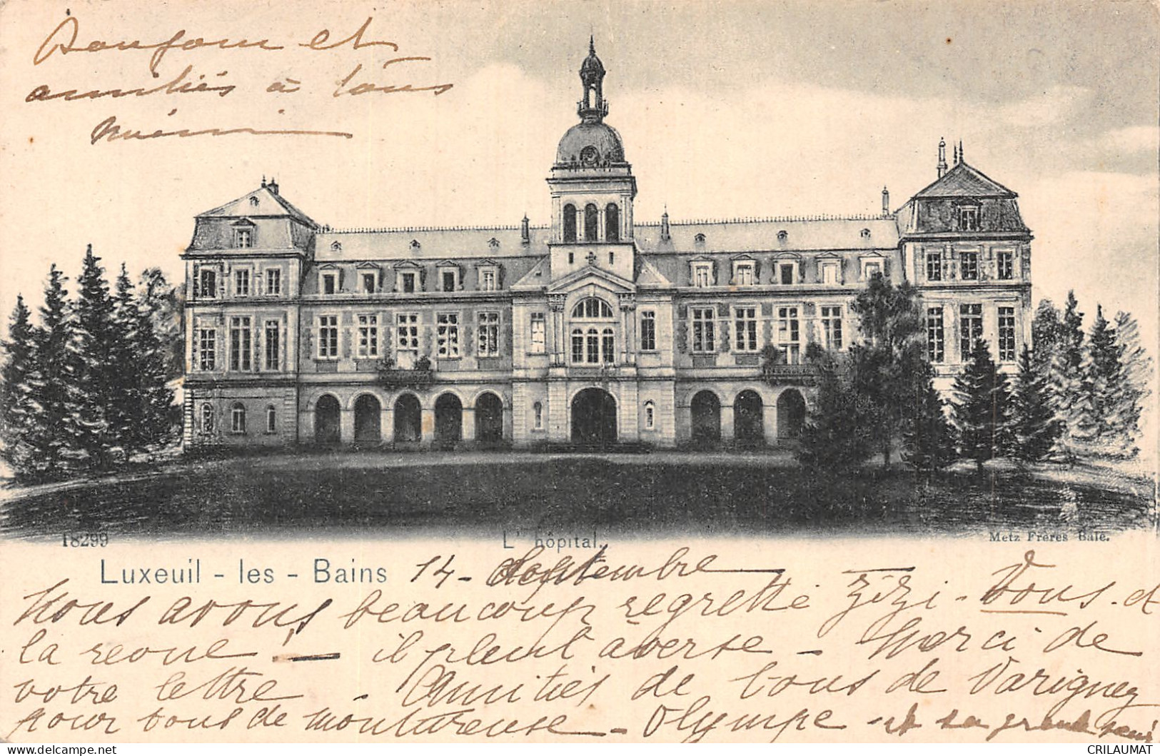 70-LUXEUIL LES BAINS-N°LP5135-A/0003 - Luxeuil Les Bains