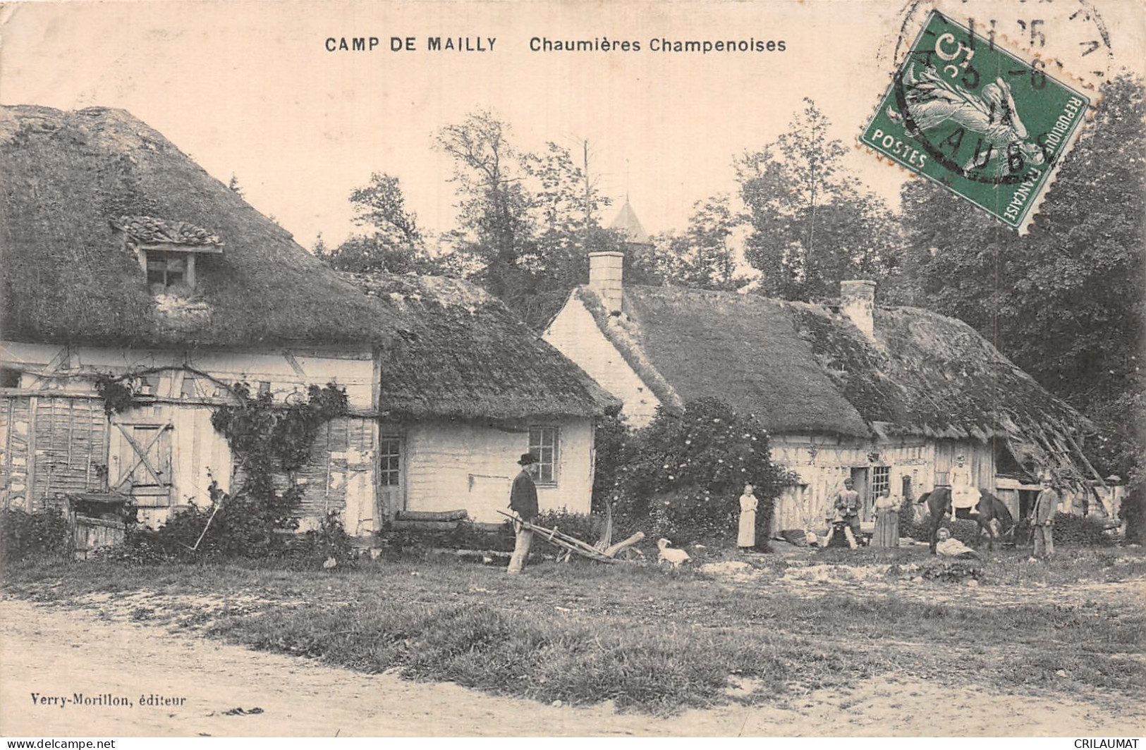 10-CAMP DE MAILLY CHAUMIERES CHAMPENOISES-N°LP5134-H/0283 - Other & Unclassified