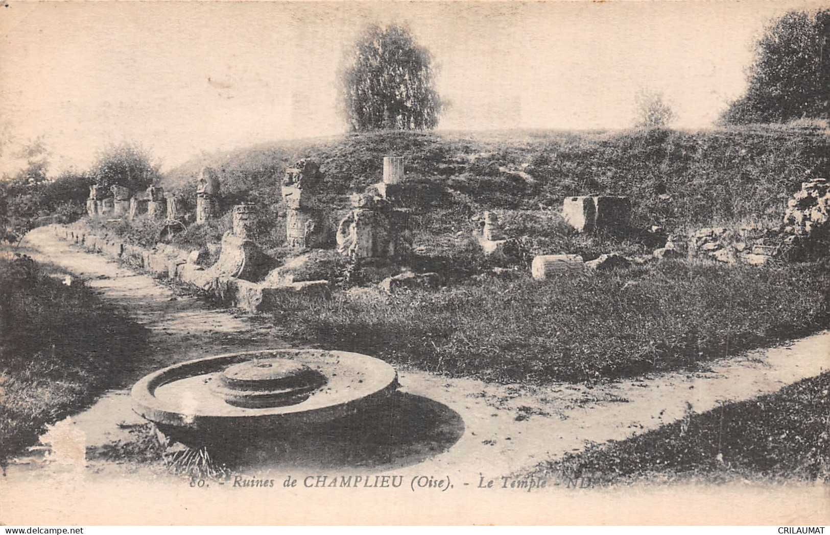 60-CHAMPLIEU LES RUINES-N°LP5134-H/0045 - Sonstige & Ohne Zuordnung