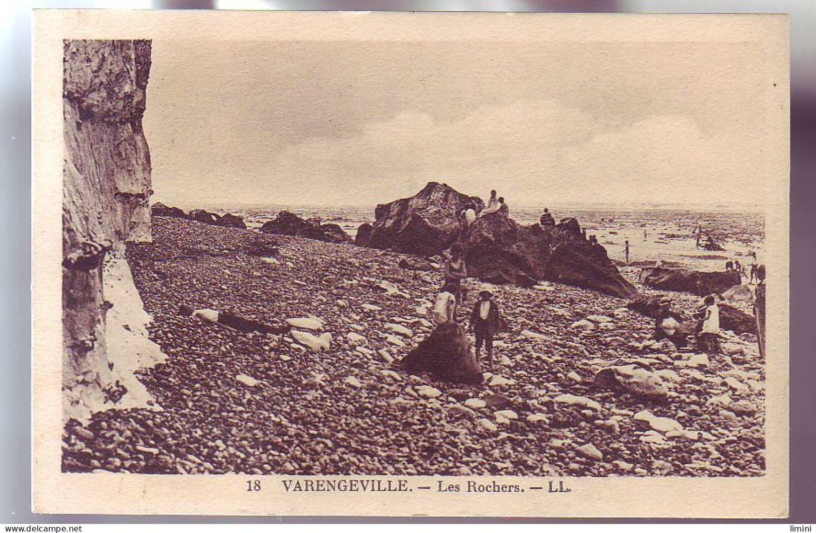 76 - VARENGEVILLE Les ROCHERS - ANIMÉE - - Varengeville Sur Mer