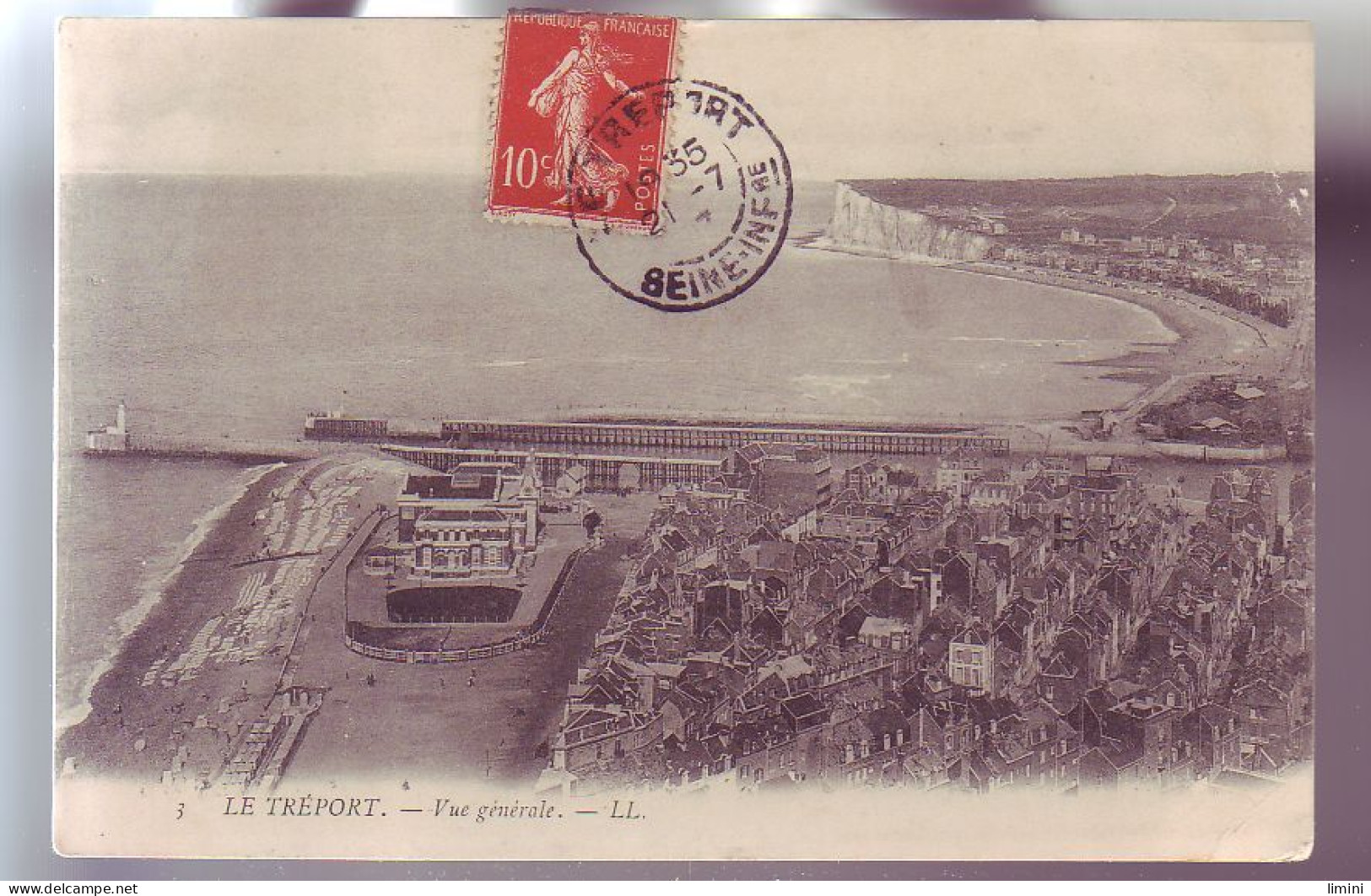 76 - LE TREPORT - VUE GÉNÉRALE AÉRIENNE - - Le Treport