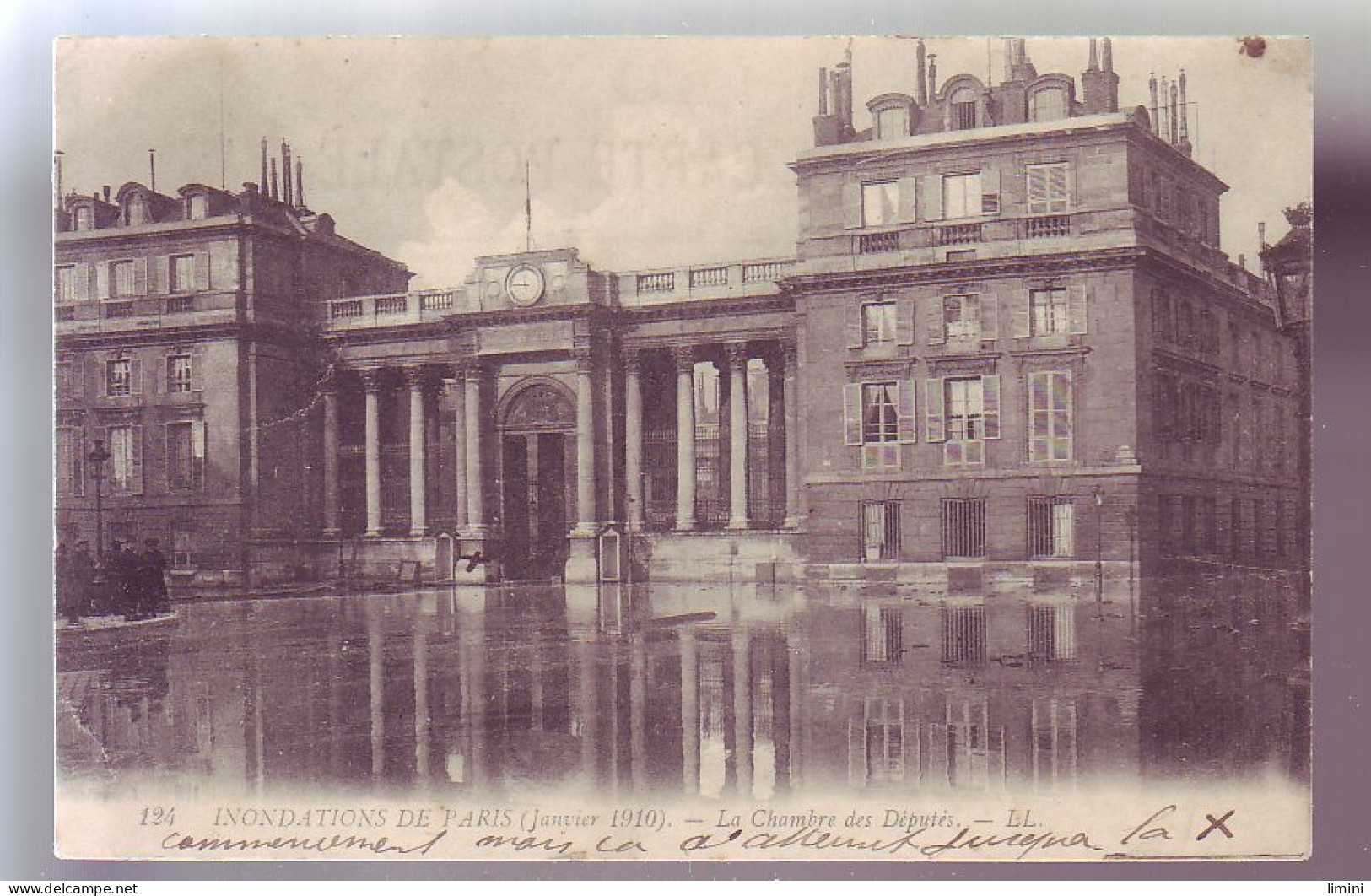 75 - PARIS - CHAMBRE Des DEPUTES INONDÉES - - Alluvioni Del 1910