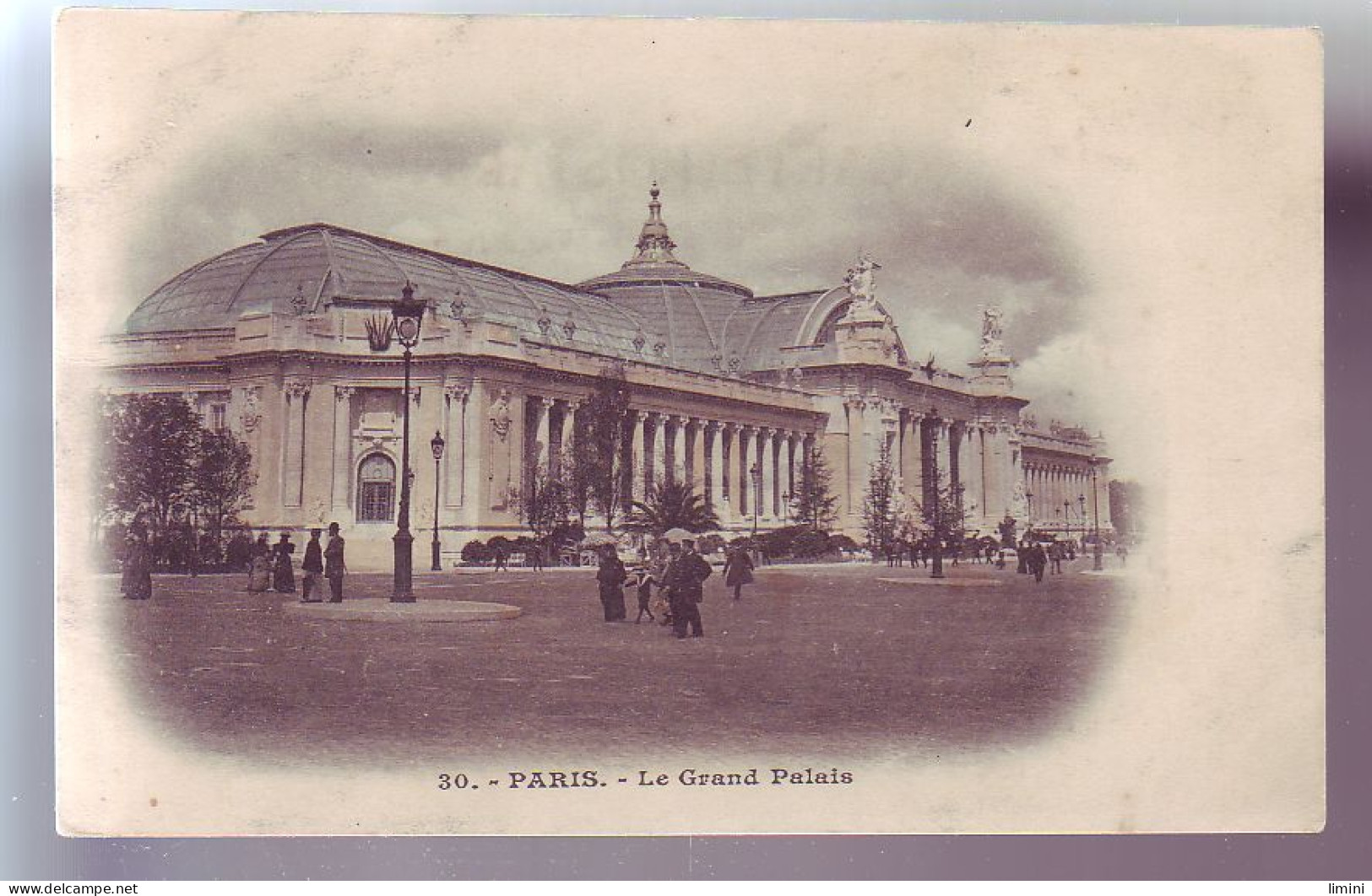 75 - PARIS - Le GRAND PALAIS - ANIMÉE - COLORISÉE - - Andere Monumenten, Gebouwen