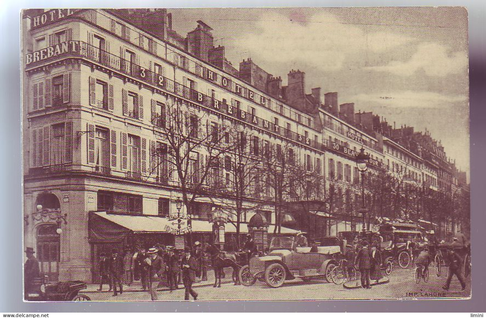 75 - PARIS - HÔTEL BREBANT Et HÔTEL BEAUSEJOUR - ANIMÉE - AUTOMOBILE - - Cafés, Hoteles, Restaurantes