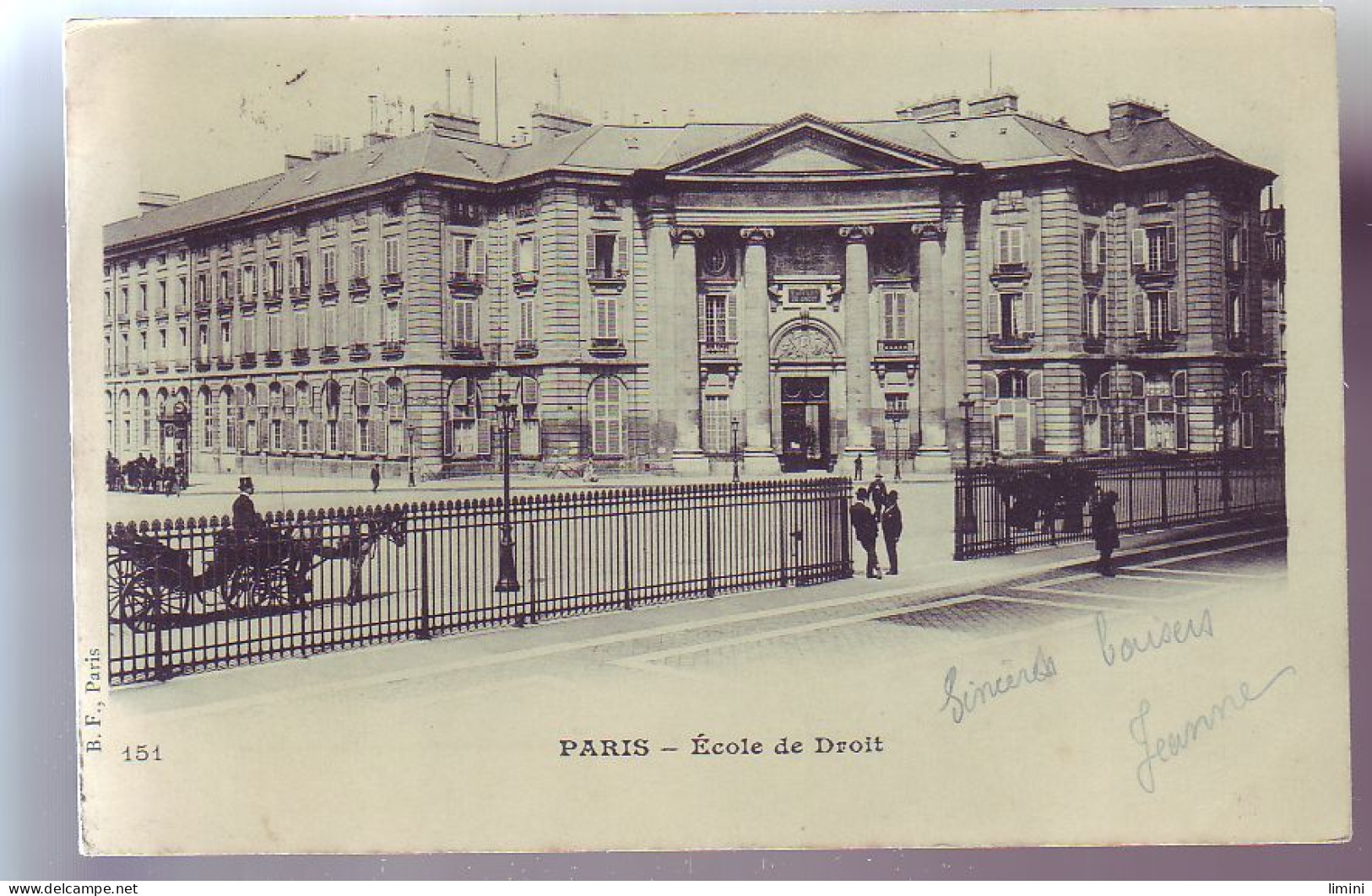 75 - PARIS - ECOLE Du DROIT - ANIMÉE - - Educazione, Scuole E Università