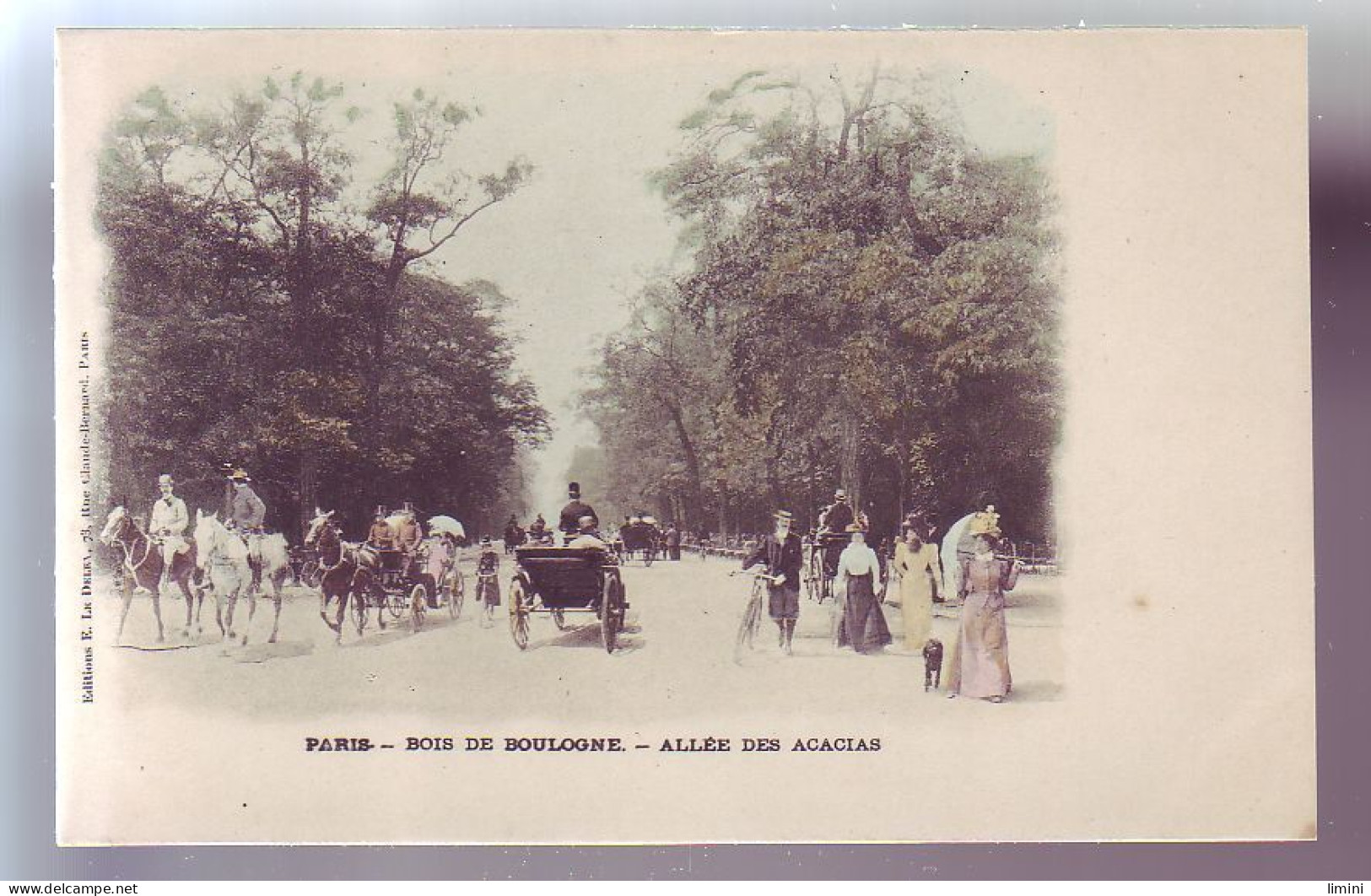 75 - PARIS - BOIS De BOULOGNE - ALLÉE Des ACACIAS - ANIMÉE - COLORISÉE - - Other Monuments