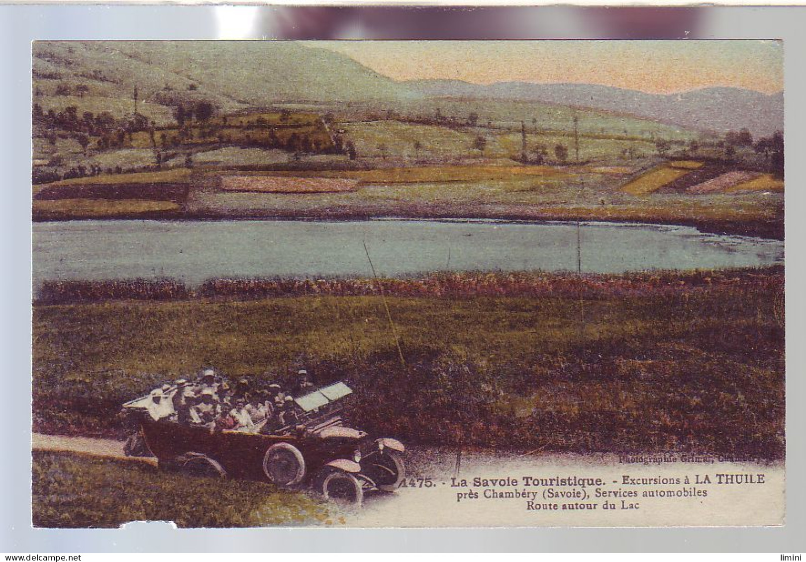 73 - THUILE - EXCURSION En AUTOMOBILE - ANIMÉE - COLORISÉE - ENVIRON De CHAMBERY - - Chambery