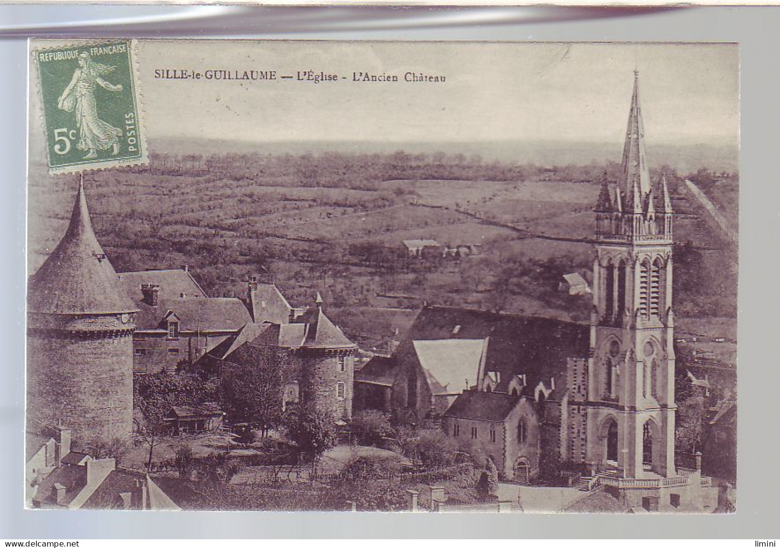 72 - SILLE-le-GUILLAUME - ÉGLISE Et ANCIENCHÂTEAU - - Sille Le Guillaume