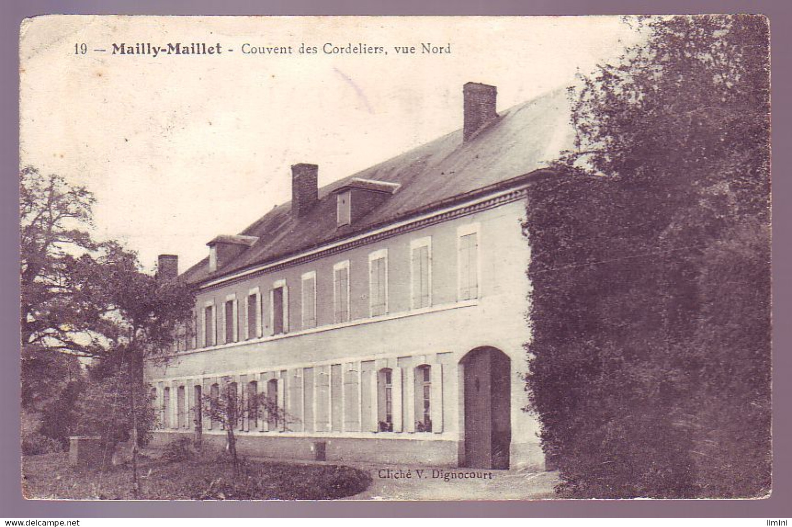 80 - MAILLY-MAILLET - COUVENT Des CORDELIERS - - Andere & Zonder Classificatie