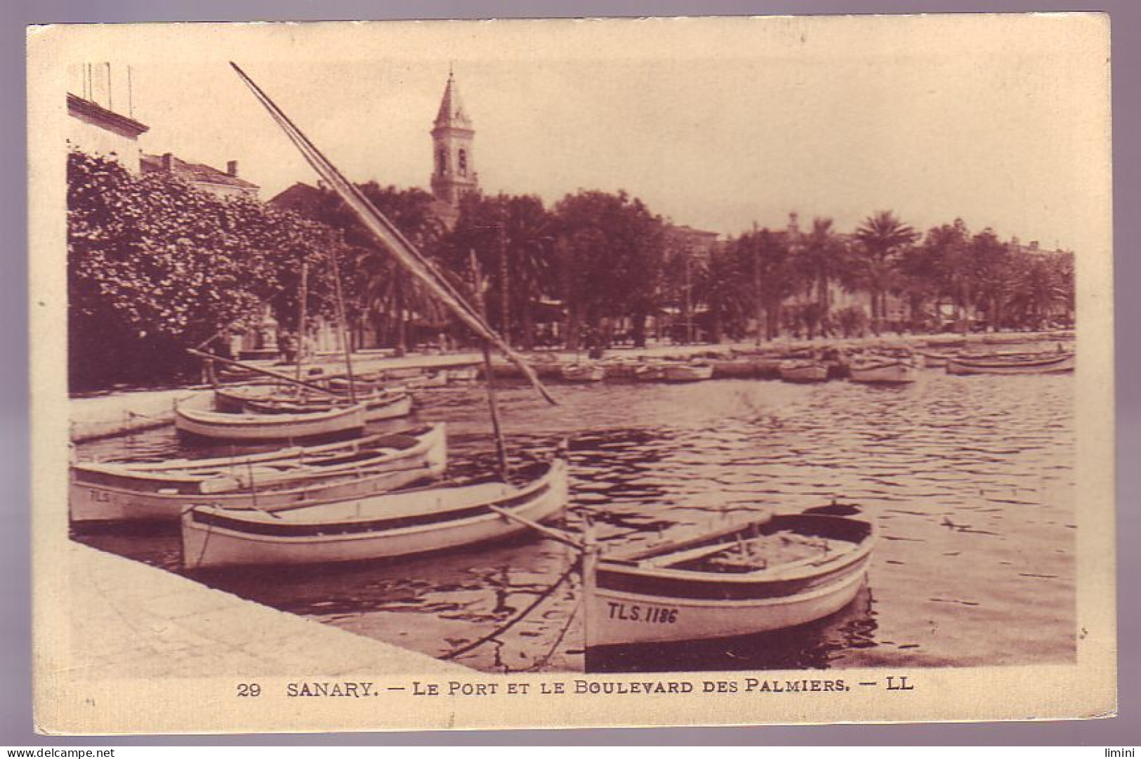 83 - SANARY - PORT Et BOULEVARD Des PALMIERS -  - Sanary-sur-Mer