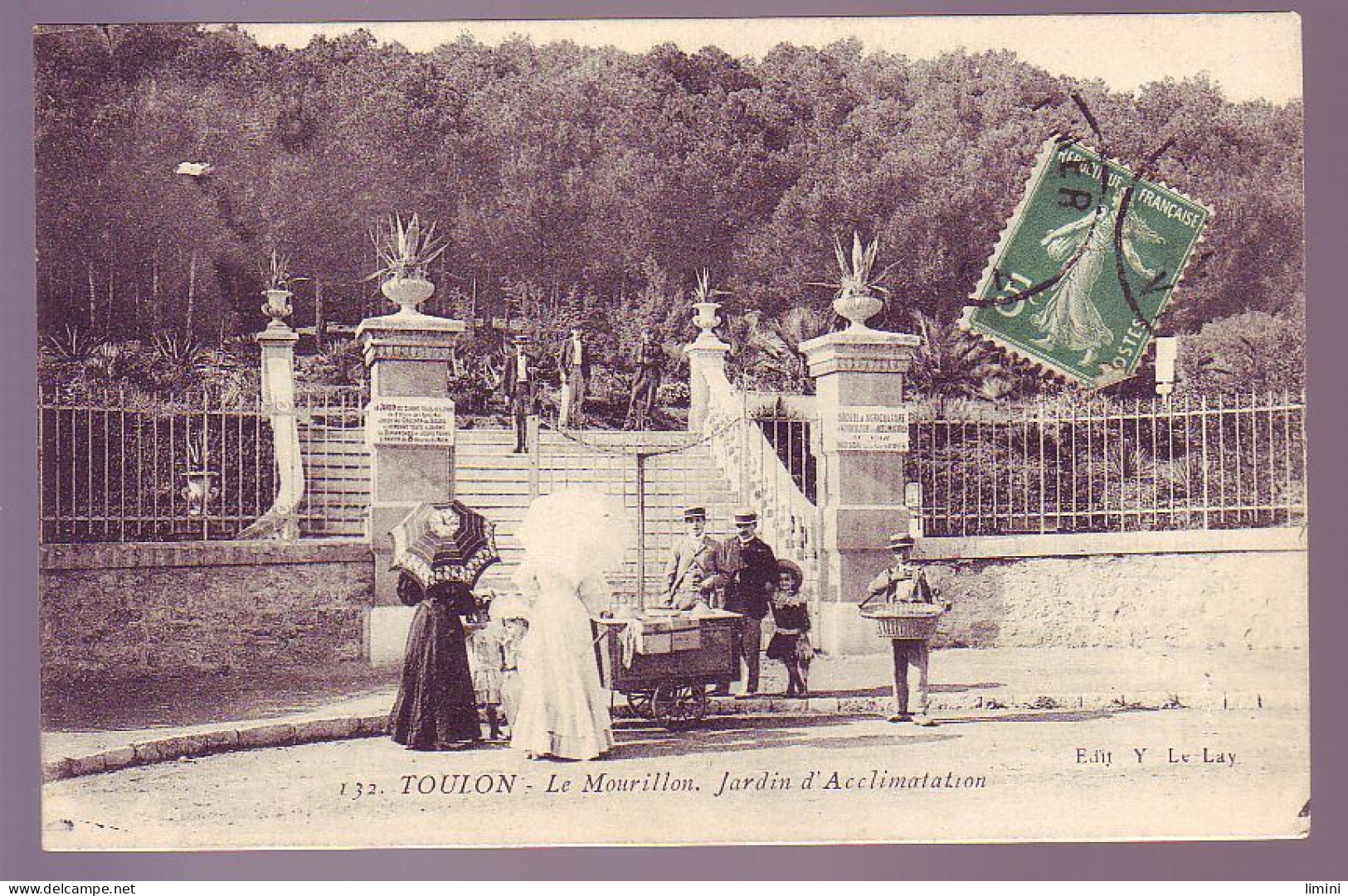 83 - TOULON - JARDIN D'ACCLIMATATION - Le MOURILLON - ANIMÉE - CHARETTE VENDEUR  QUATRE-SAISONS - - Toulon