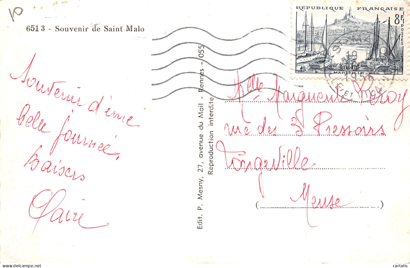 35-SAINT MALO-N°4189-F/0195 - Saint Malo