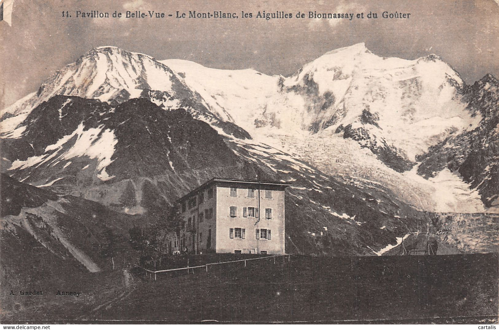 74-LE MONT BLANC-N°4189-F/0045 - Andere & Zonder Classificatie