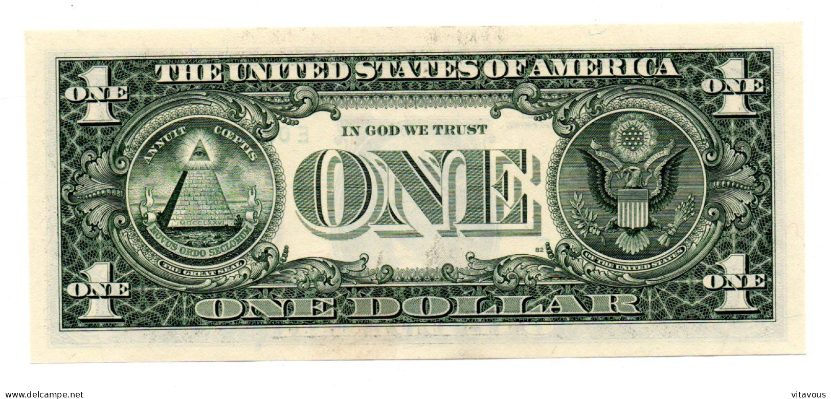 Billet USA  Washington D.C. Série 2003 - 1 Dollar  N° E 03633818 F - Bank-note Banknote - Billetes De La Reserva Federal (1928-...)