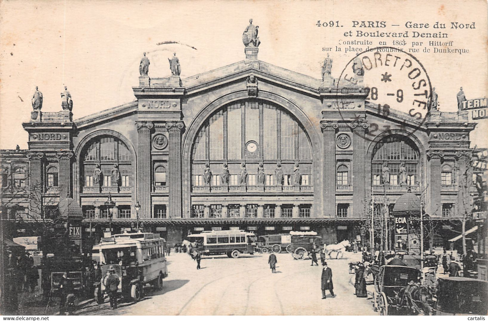 75-PARIS GARE DU NORD-N°4189-D/0279 - Metropolitana, Stazioni