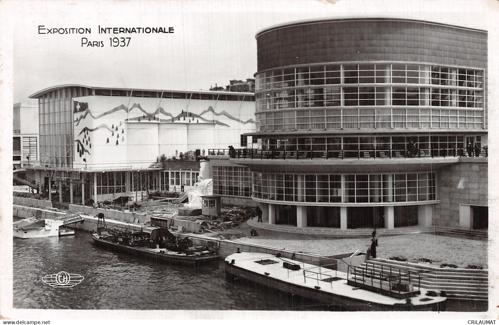 75-PARIS EXPOSITION INTERNATIONALE 1937 PAVILLONS DE Belgique ET SUISSE-N°LP5135-D/0087 - Mostre