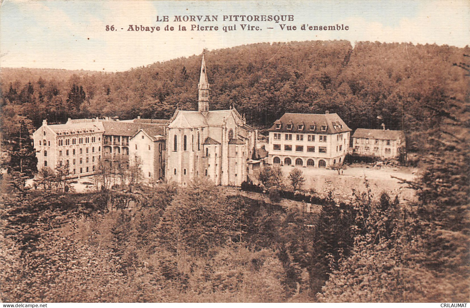 58-ABBAYE DE LA PIERRE QUI VIRE-N°LP5135-C/0385 - Andere & Zonder Classificatie