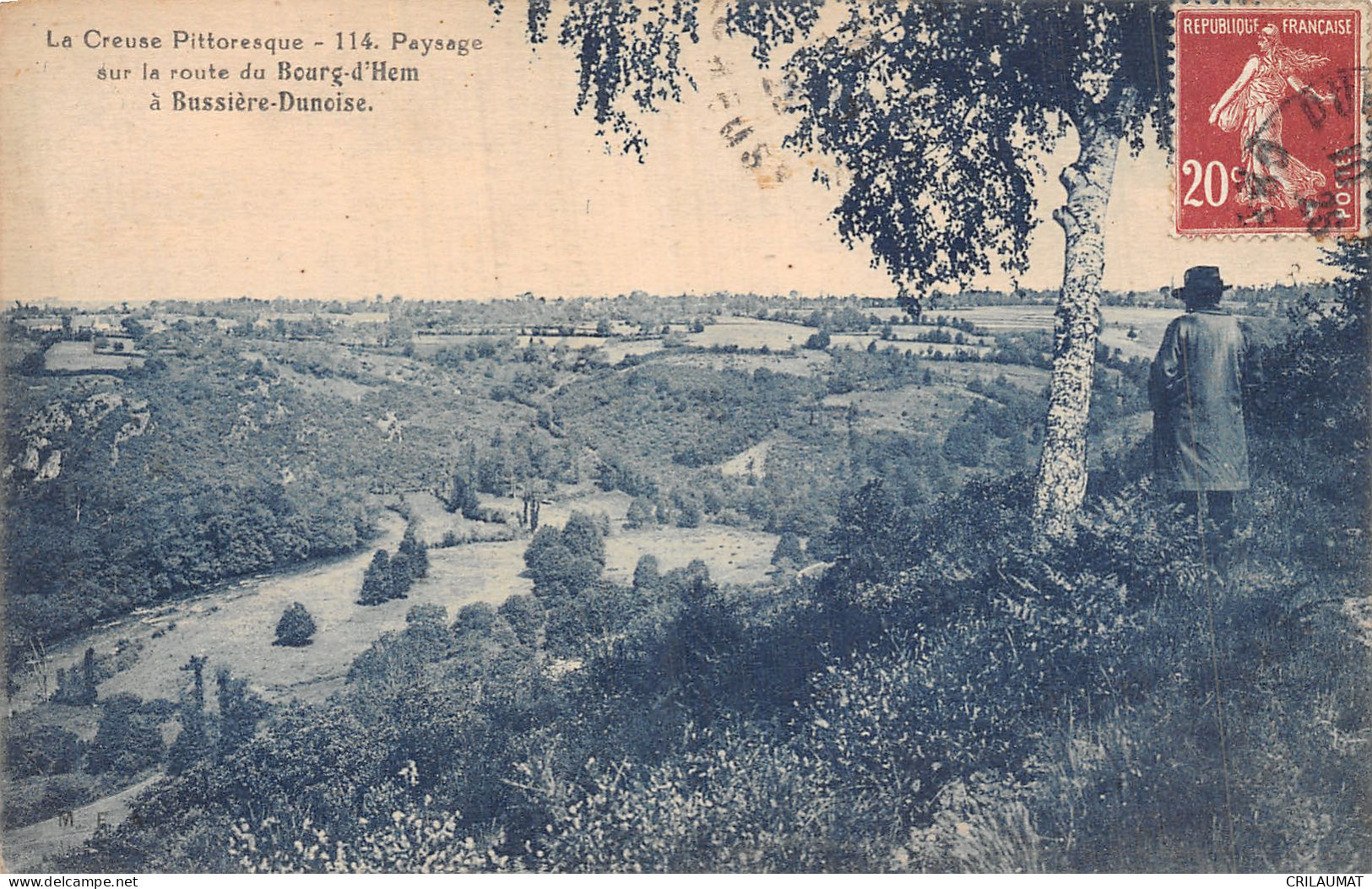 23-ROUTE DU BOURG D HEM A BUSSIERE DUNOISE-N°LP5135-C/0373 - Autres & Non Classés