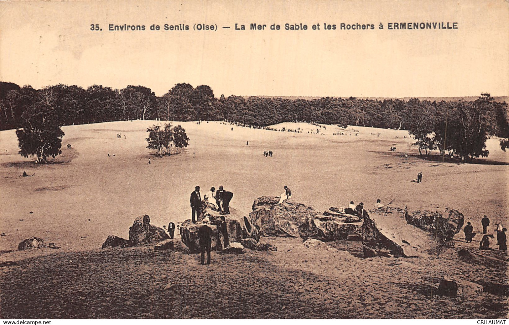 60-ERMENONVILLE LA MER DE SABLE-N°LP5135-C/0357 - Ermenonville