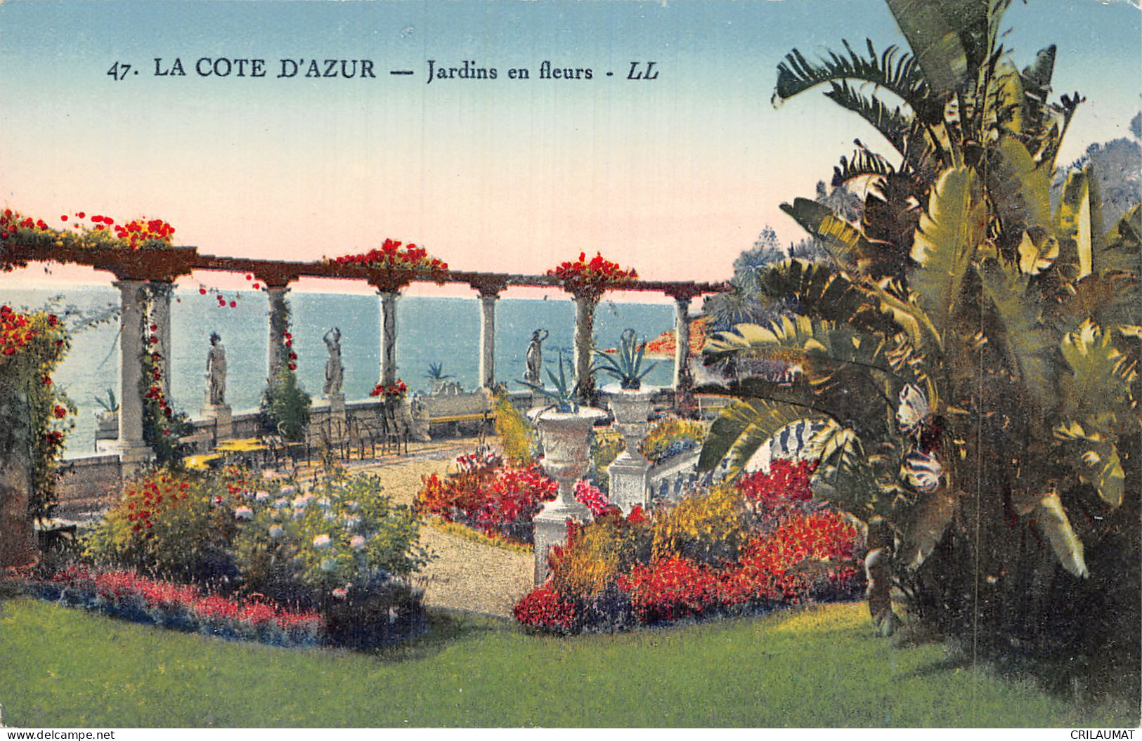 06-LA COTE D AZUR  JARDINS EN FLEURS-N°LP5135-C/0169 - Andere & Zonder Classificatie