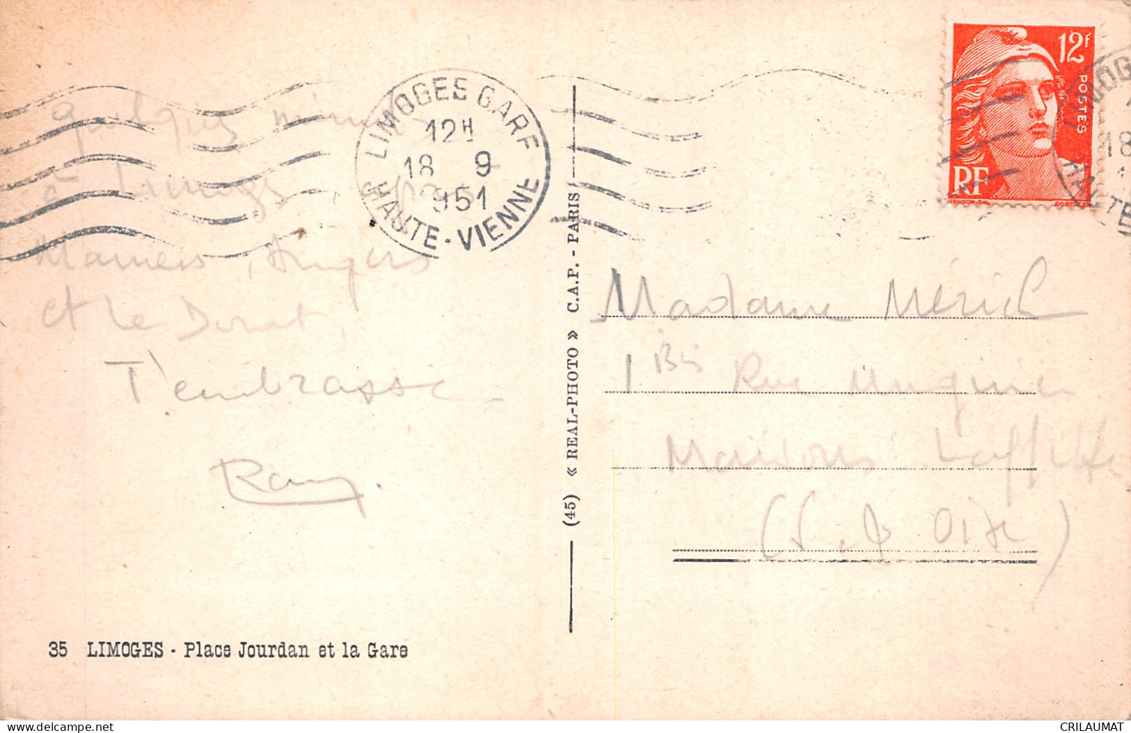 87-LIMOGES-N°LP5135-B/0345 - Limoges