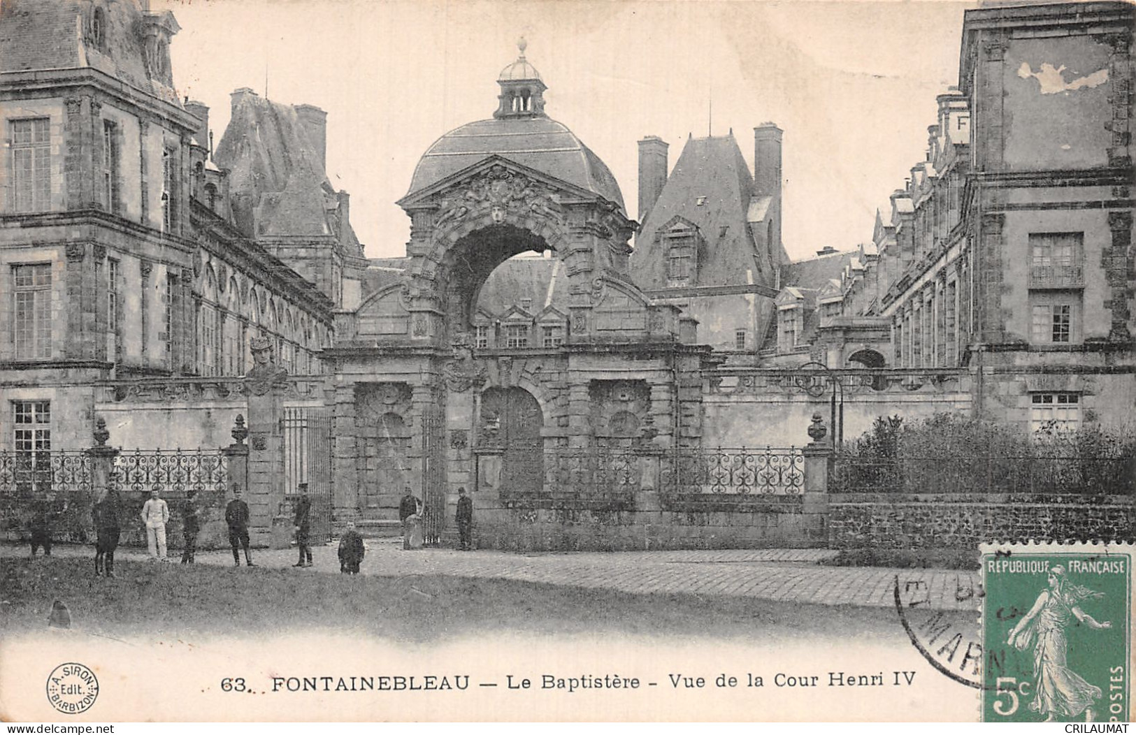 77-FONTAINEBLEAU LE BAPTISTERE-N°LP5135-B/0231 - Fontainebleau