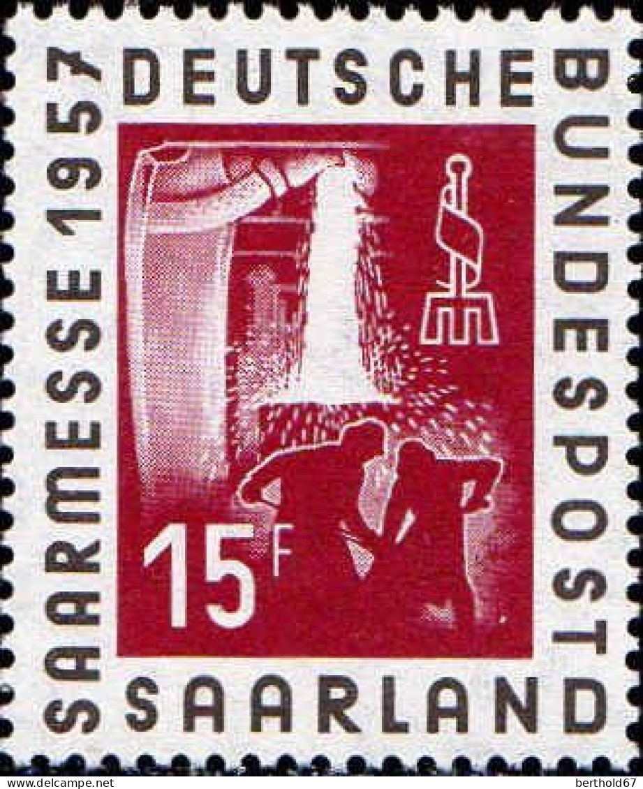 Sarre Poste N** Yv:382 Mi:400 Saarmesse - Nuevos