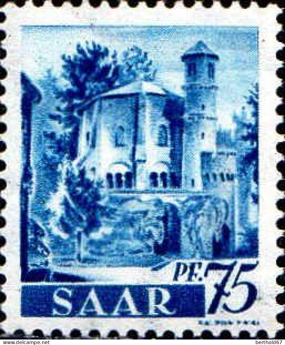 Sarre Poste N** Yv:212 Mi:222I Ancienne Abbaye Mettlach - Unused Stamps