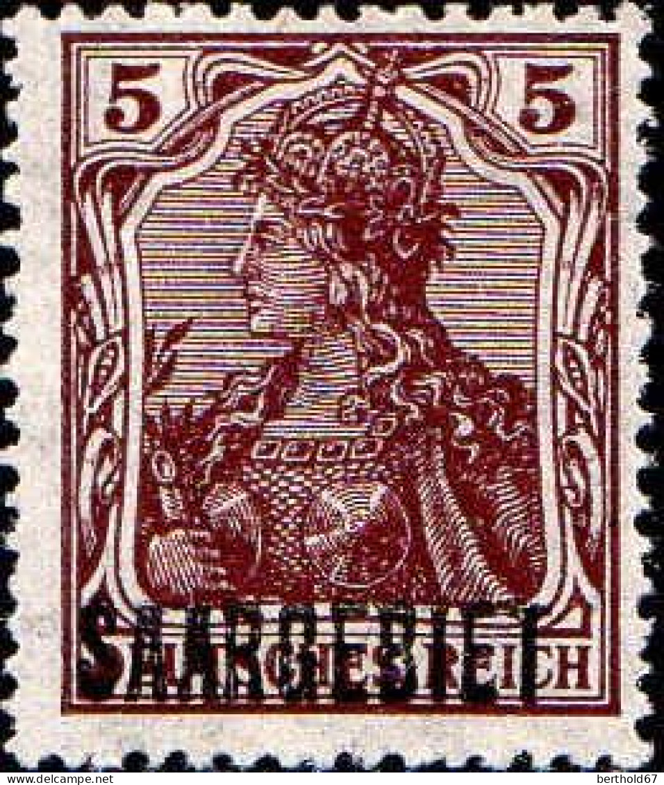 Sarre Poste N** Yv: 33 Mi:44 Germania Deutsche Reich - Unused Stamps