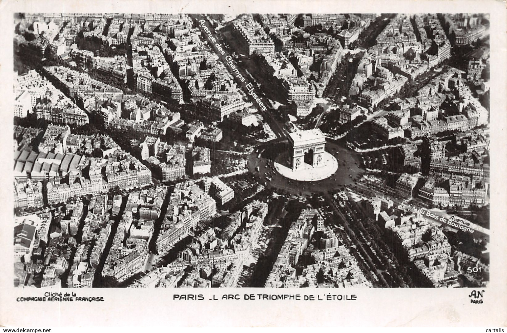 75-PARIS ARC DE TRIOMPHE -N°4190-A/0159 - Arc De Triomphe