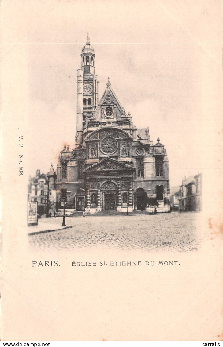 75-PARIS EGLISE SAINT ETIENNE DE MONT-N°4190-A/0139 - Kerken