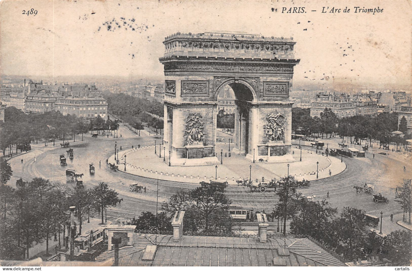 75-PARIS ARC DE TRIOMPHE -N°4190-A/0129 - Arc De Triomphe