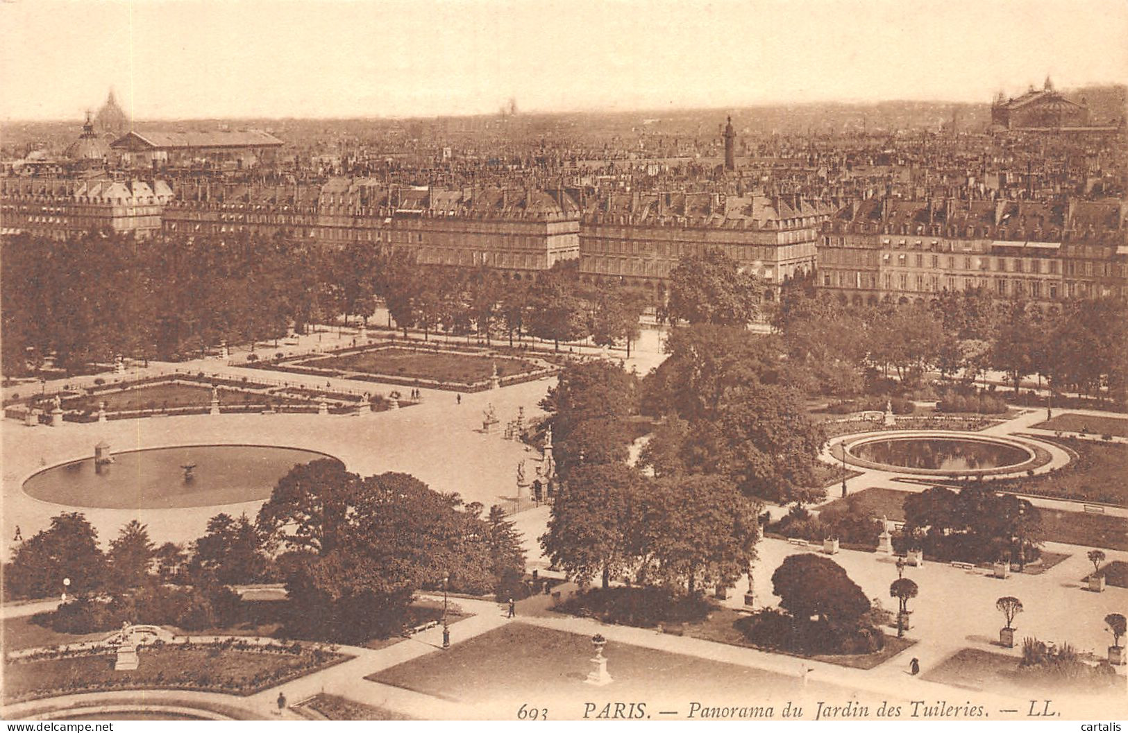 75-PARIS JARDIN DES TUILERIES-N°4189-H/0255 - Parks, Gardens