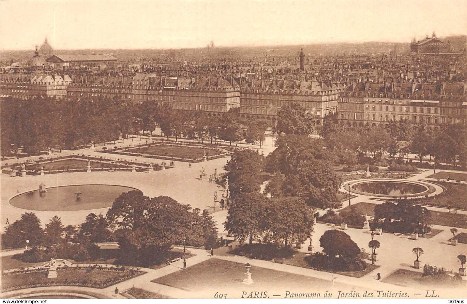 75-PARIS JARDIN DES TUILERIES-N°4189-H/0255 - Parken, Tuinen