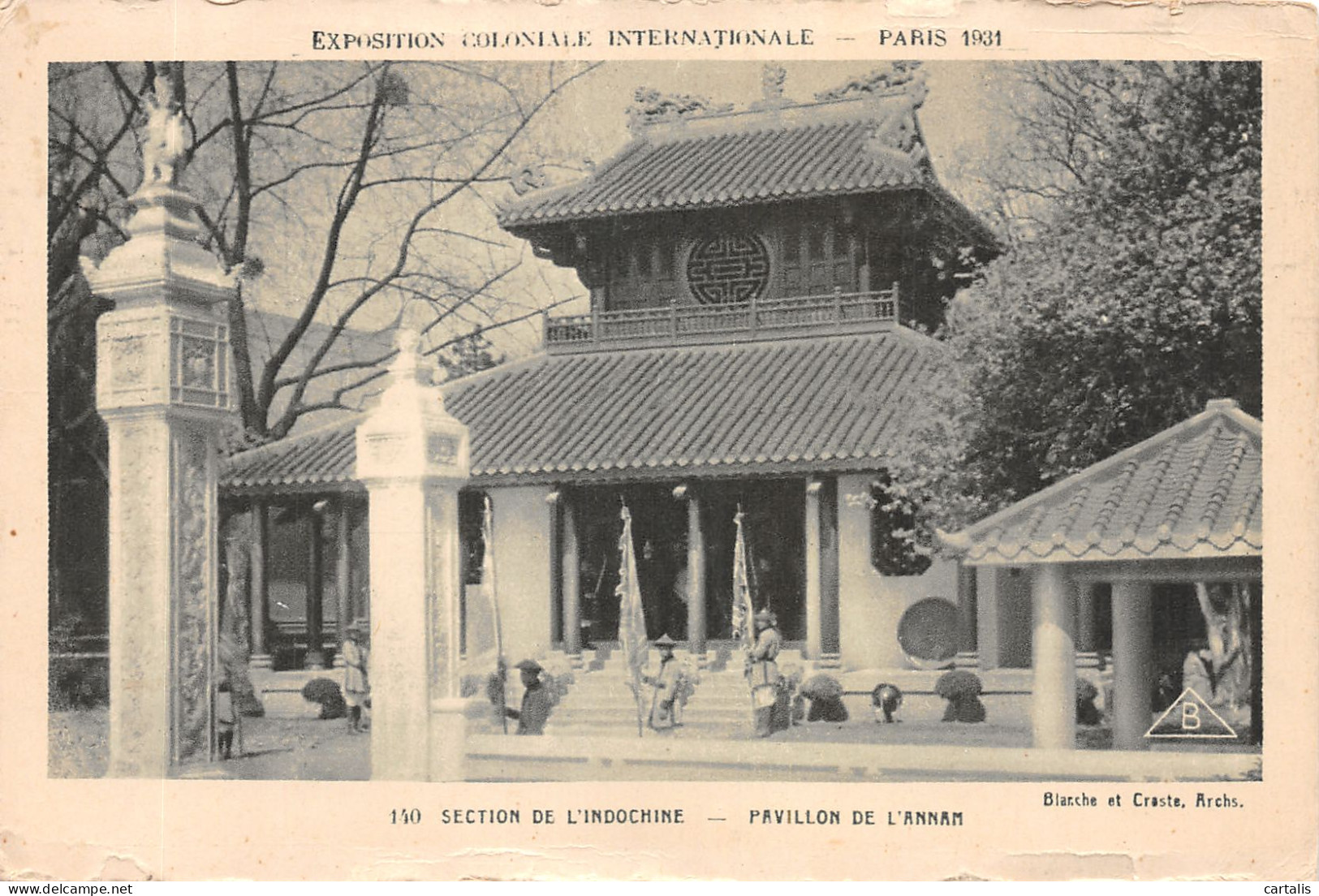 75-PARIS EXPO COLONIALE INTERNATIONALE PAVILLON DE L ANNAM-N°4189-H/0243 - Exhibitions