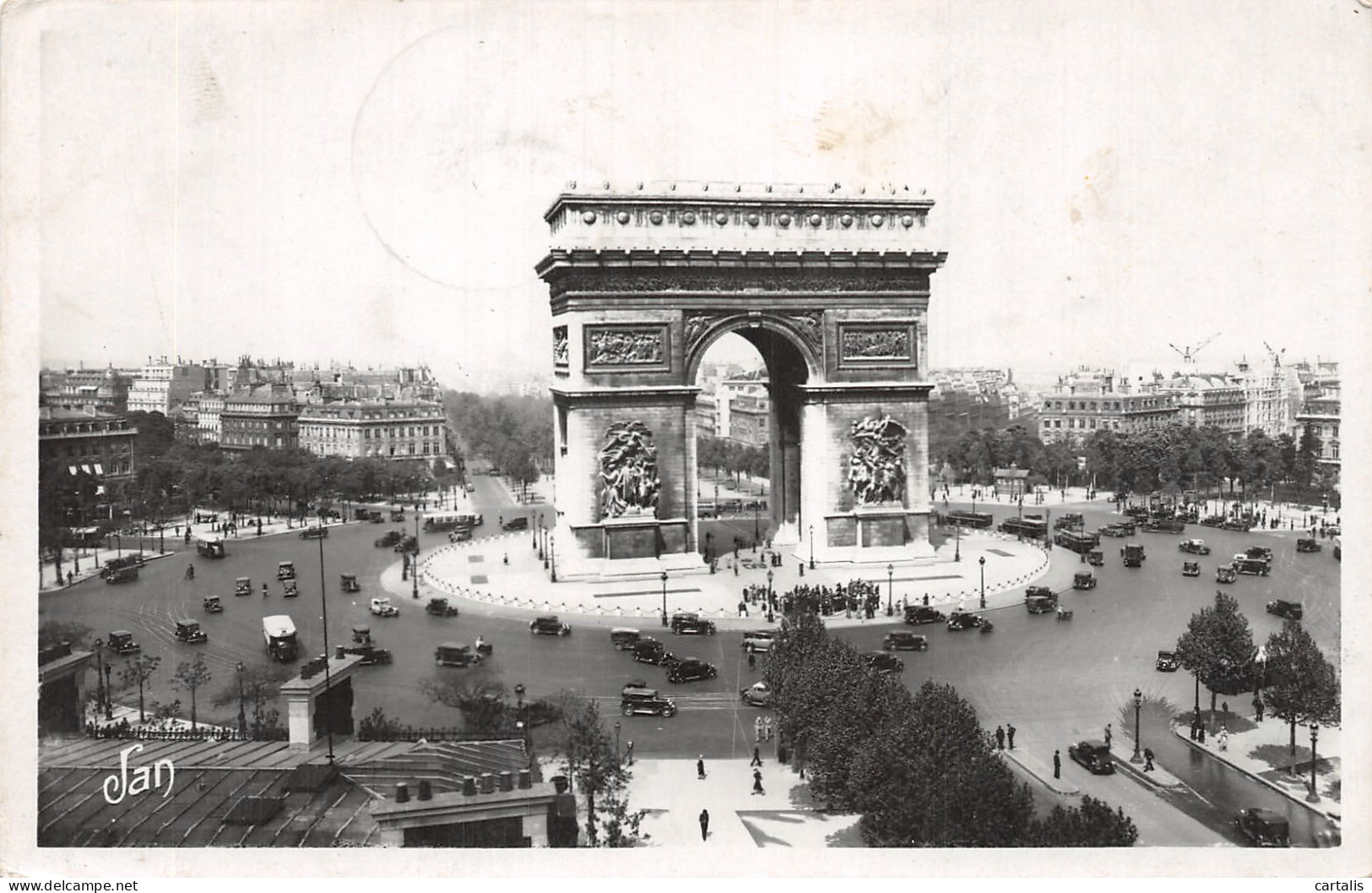 75-PARIS ARC DE TRIOMPHE-N°4189-H/0171 - Arc De Triomphe