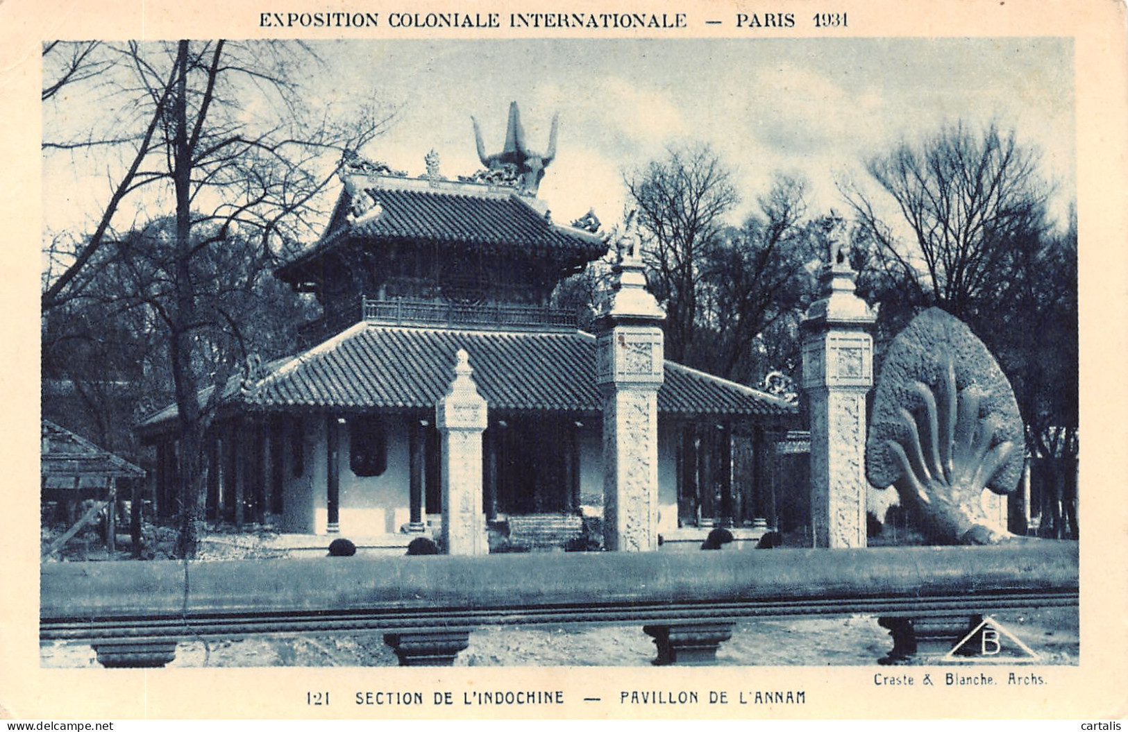 75-PARIS EXPO COLONIALE INTERNATIONALE PAVILLON DE L ANNAM-N°4189-H/0101 - Exposiciones