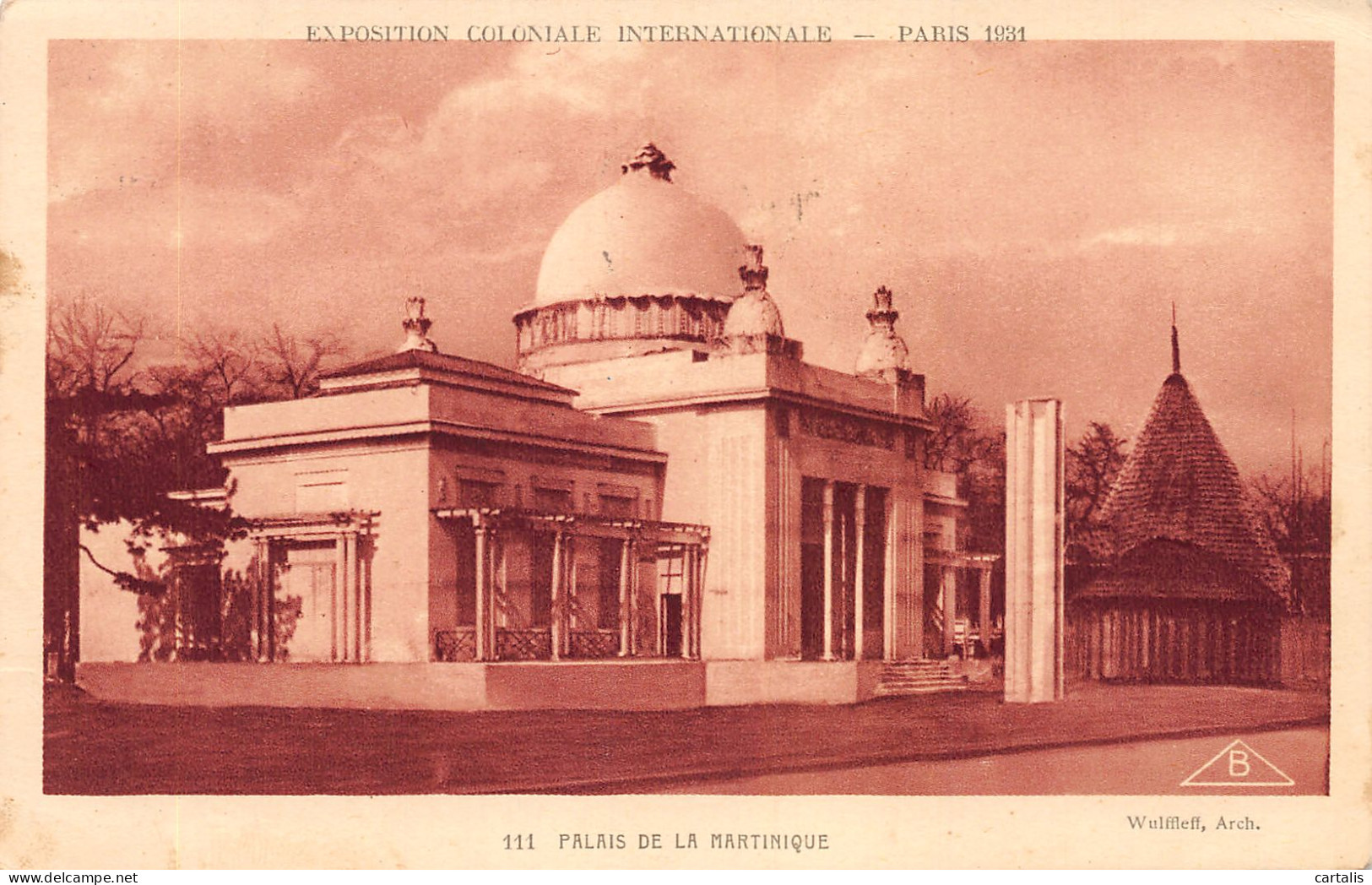 75-PARIS EXPO COLONIALE INTERNATIONALE PALAIS DE LA MARTINIQUE-N°4189-H/0067 - Tentoonstellingen
