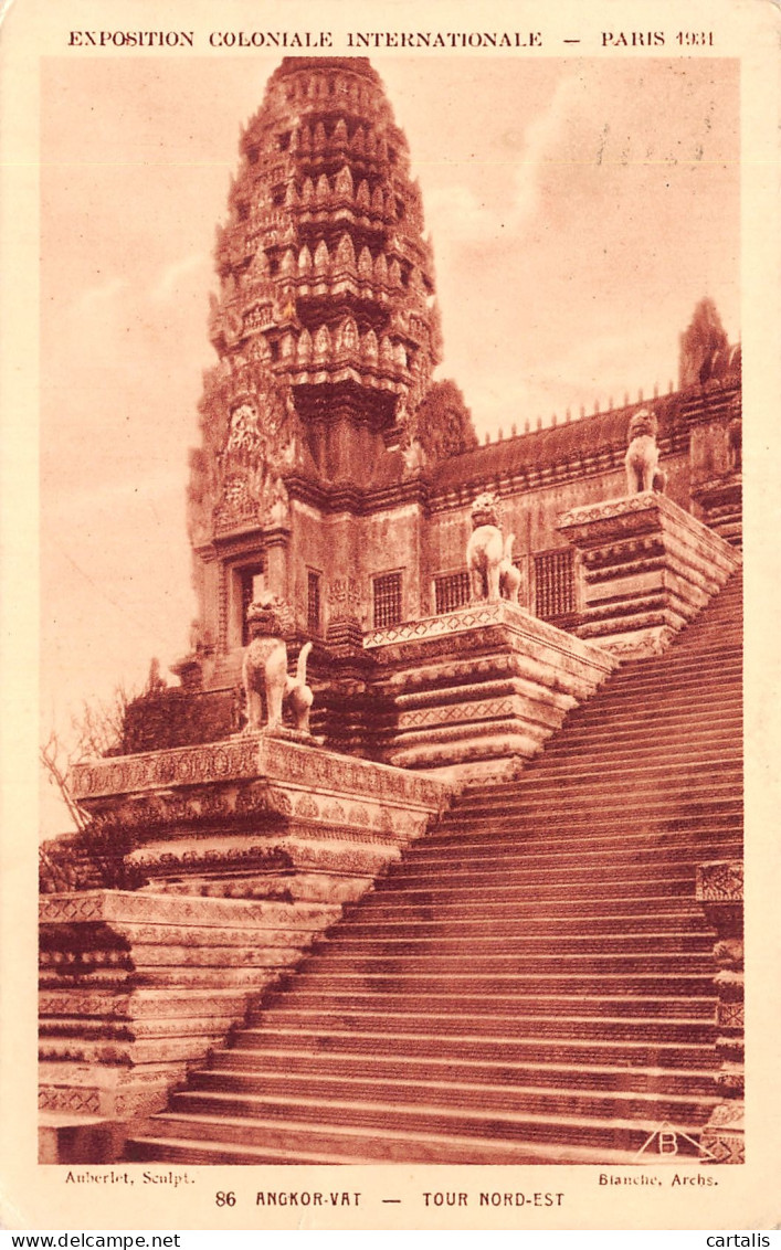 75-PARIS EXPO COLONIALE INTERNATIONALE ANGKOR VAT 1931-N°4189-H/0055 - Exhibitions