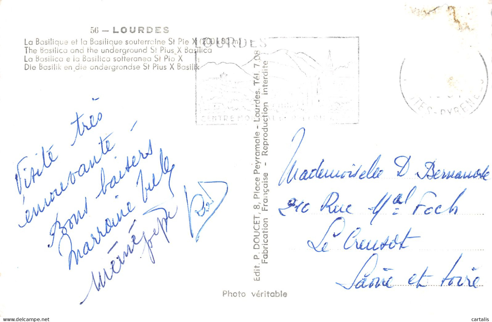 65-LOURDES-N°4189-G/0293 - Lourdes