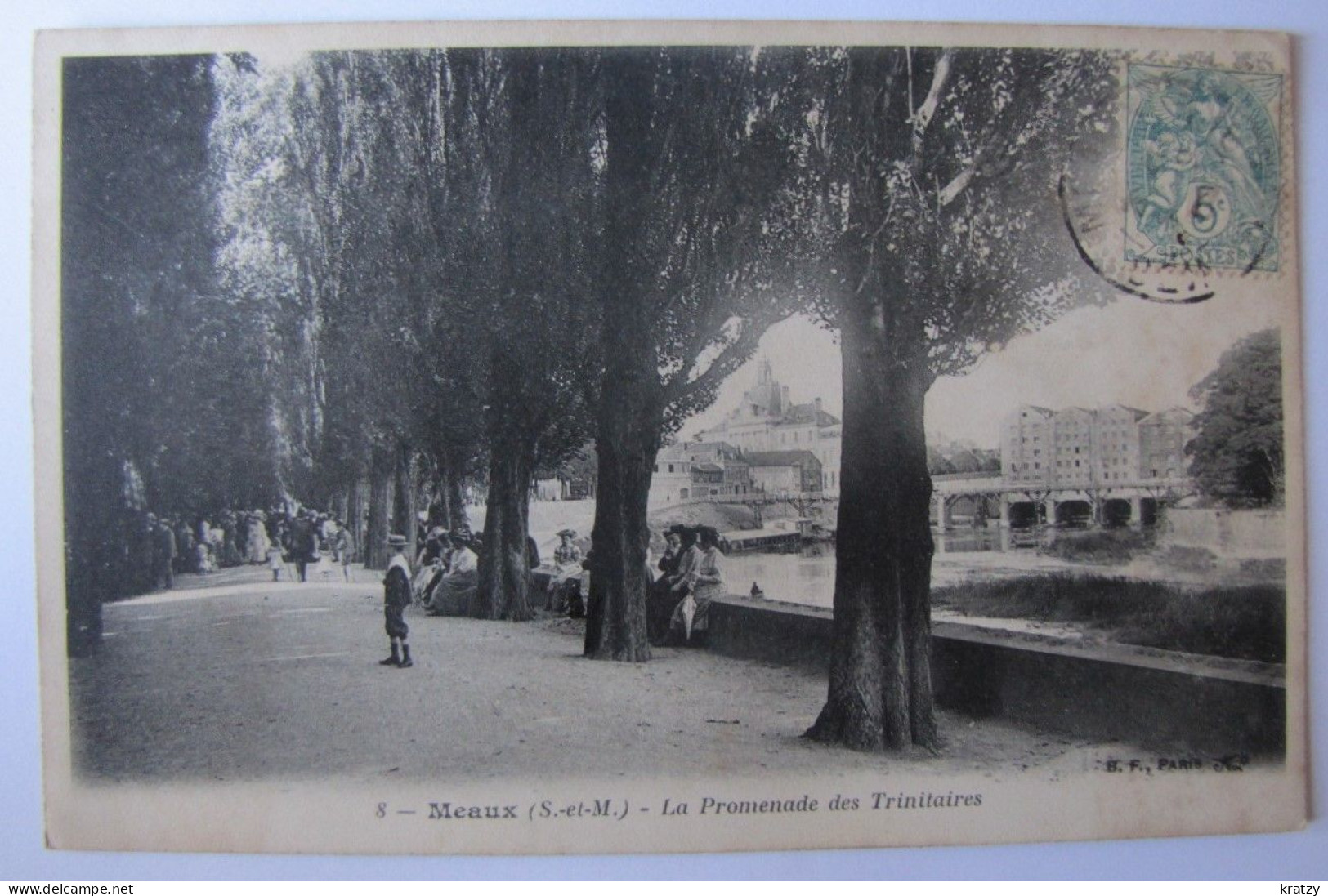 FRANCE - SEINE ET MARNE - MEAUX - La Promenade Des Trinitaires - 1906 - Meaux