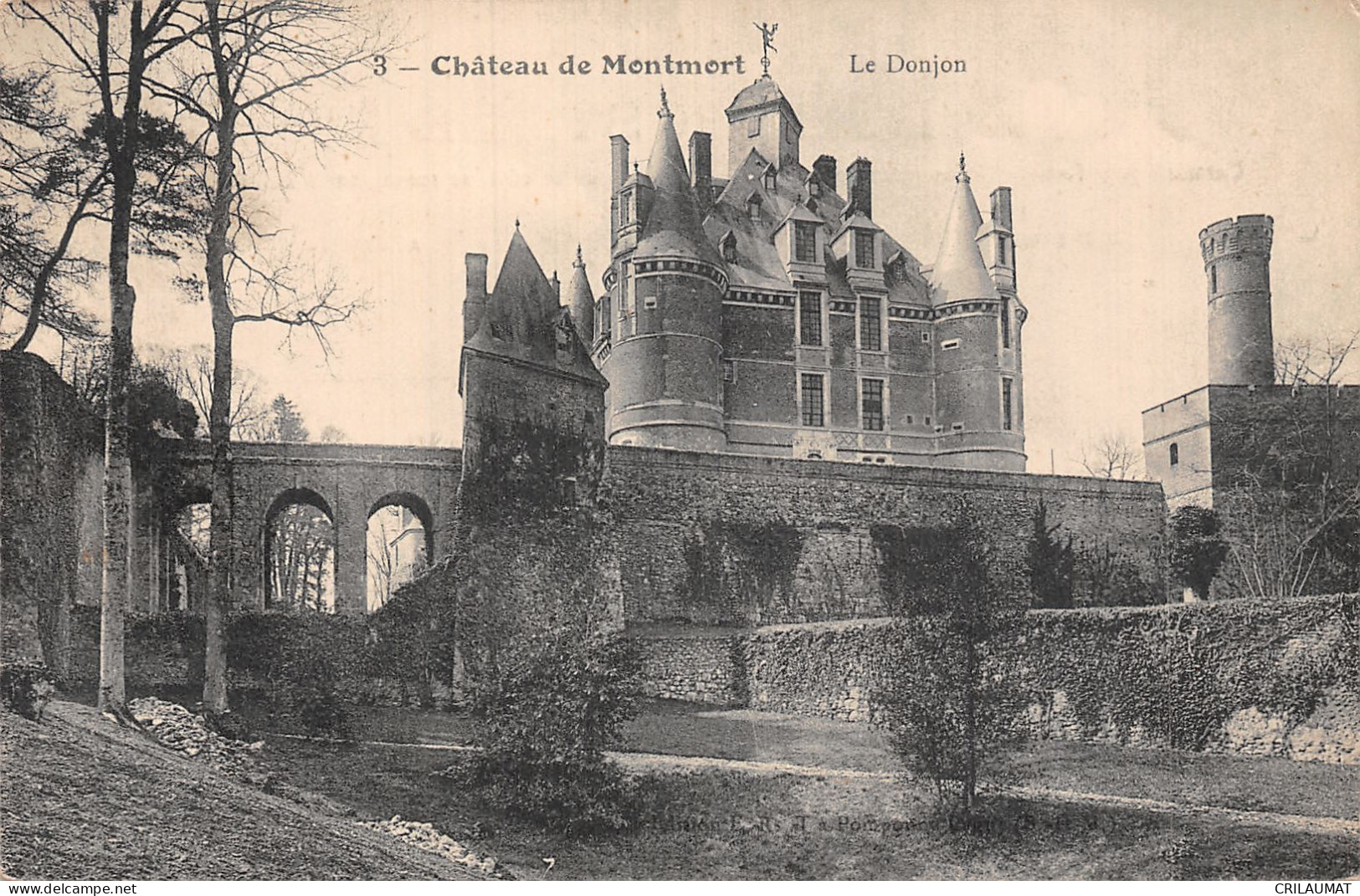 51-CHÂTEAU DE MONTMORT-N°LP5135-F/0189 - Other & Unclassified