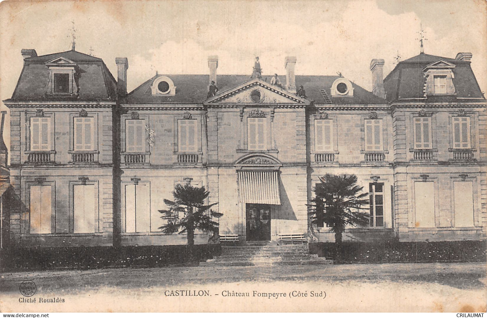 33-CASTILLON CHÂTEAU FOMPEYRE-N°LP5135-F/0167 - Sonstige & Ohne Zuordnung