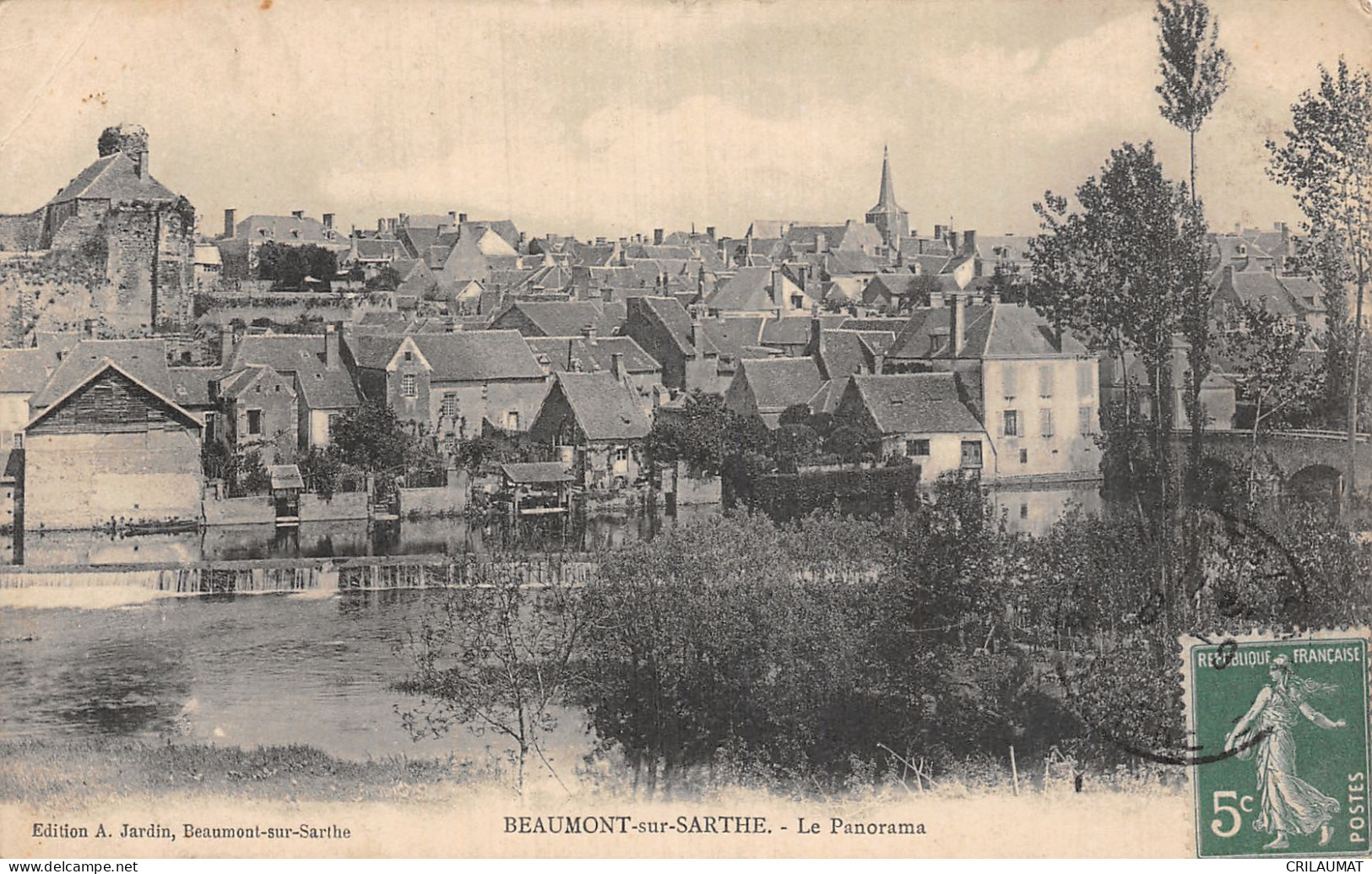 72-BEAUMONT SUR SARTHE-N°LP5135-F/0089 - Beaumont Sur Sarthe