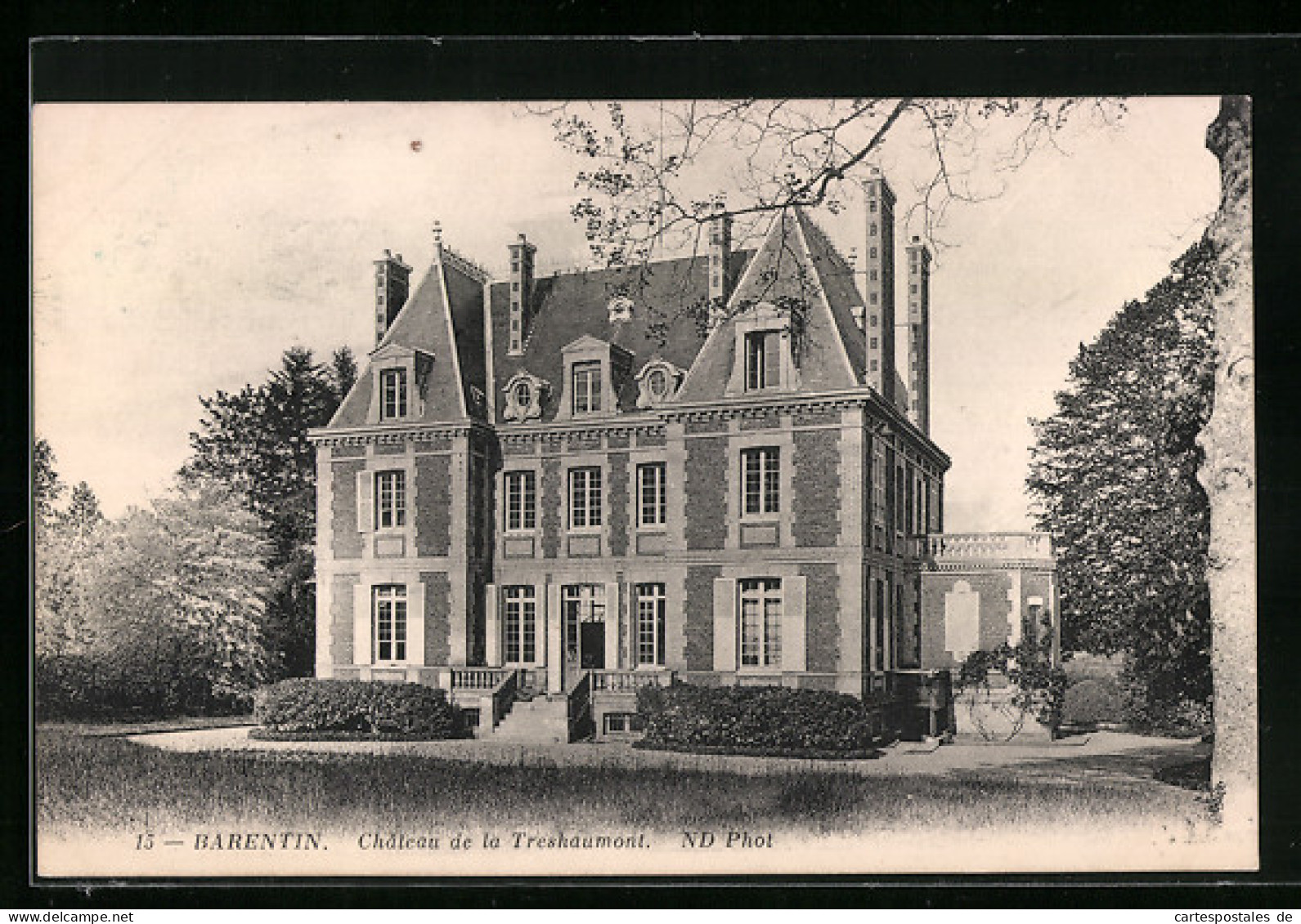 CPA Barentin, Chateau De La Treshaumont  - Barentin