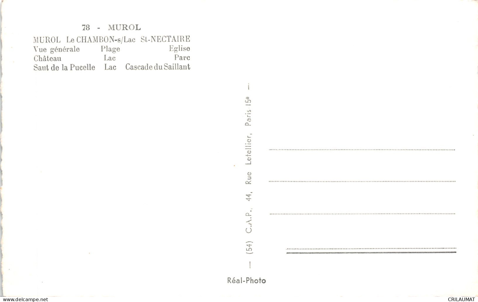 63-MUROL-N°LP5135-E/0349 - Andere & Zonder Classificatie