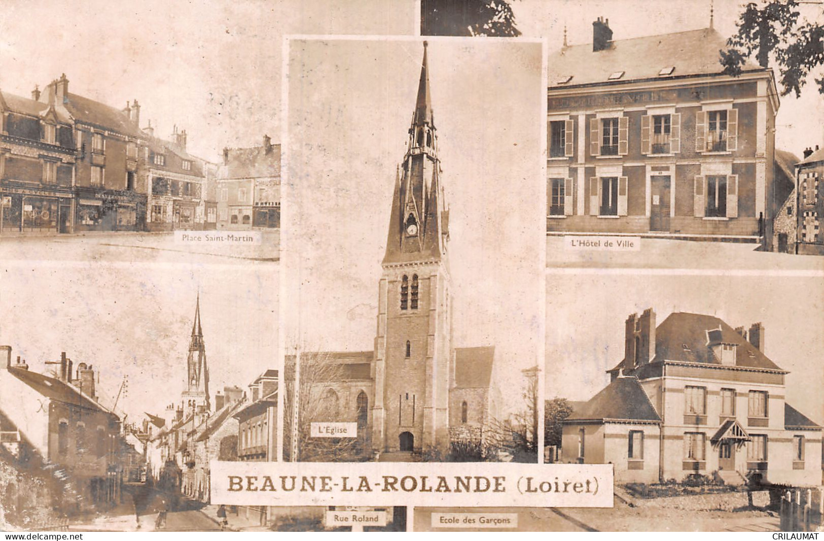 45-BEAUNE LA ROLANDE-N°LP5135-E/0231 - Beaune-la-Rolande